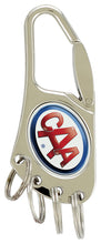 Load image into Gallery viewer, Photo Personalization -Custom Logo Carabiner Zinc Key Chain
