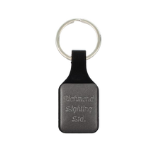 Load image into Gallery viewer, Square Keychain - Black on Black