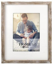 Load image into Gallery viewer, White Rustic Wood 5x7 Fram