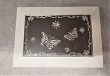 Load image into Gallery viewer, white butterfly trinket box