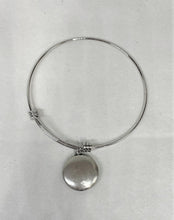 Load image into Gallery viewer, Silver "Love" Bangle Bracelet