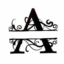 Load image into Gallery viewer, Large Oval Wooden  Monogram Plaque