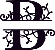 Load image into Gallery viewer, Large Oval Wooden  Monogram Plaque