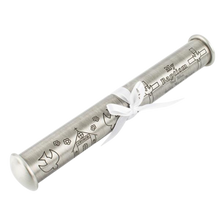 Load image into Gallery viewer, Engraved certificate tube for baptism | Engraving Reimagined | Engraver in Canada | Gift shop in Calgary | Personalized baptism gift | Custom certificate holder | Unique baptism present | Elegant tube for certificates | Engraved keepsake for baptism | Calgary gift store | Customized baptism souvenir | Certificate tube with engraving | Religious ceremony gift | Bespoke baptism memento | Engraved tube for certificates | Canadian engraving service | Calgary's gift expert