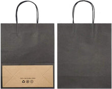 Load image into Gallery viewer, Black Kraft Gift Bag
