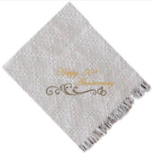 Load image into Gallery viewer, Golden anniversary blanket – Unique keepsake for couples celebrating 50 years in Canada