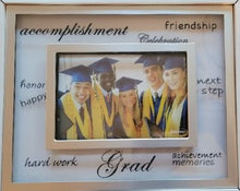 Load image into Gallery viewer, Engraved graduation keepsake frame – ideal for Canadian high school or university grads.