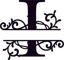 Load image into Gallery viewer, Large Oval Wooden  Monogram Plaque