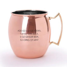Load image into Gallery viewer, Moscow Mule Copper Mug