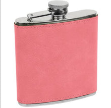 Load image into Gallery viewer, 6oz Leatherette Flask | Wine flasks online | Gift store in Calgary | Gift store in Canada | Online Gift store in Calgary