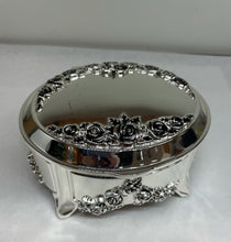 Load image into Gallery viewer, Music box antique rose trinket box