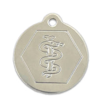 Load image into Gallery viewer, Medical Alert Pendant -Round