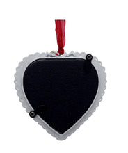 Load image into Gallery viewer, Red Heart Metal Framed Ornament