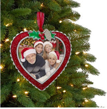 Load image into Gallery viewer, Red Heart Metal Framed Ornament