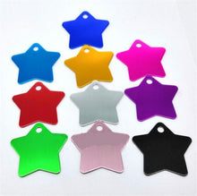 Load image into Gallery viewer, Multi color Star - Pet Tag