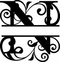 Load image into Gallery viewer, Large Oval Wooden  Monogram Plaque