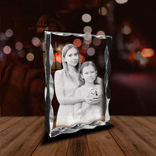 Load image into Gallery viewer, 3 D Photo Crystal Art - Notched Tall