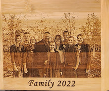 Load image into Gallery viewer, Custom Wood Photo Portrait Bamboo with Personalized Image | Bamboo Wood Photo Portrait Customized with Your Photo | Personalized Bamboo Wood Portrait with Custom Photo Engraving | Custom Engraved Bamboo Wood Photo Portrait | Bamboo Wood Photo Frame with Custom Engraved Portrait | Personalized Bamboo Wood Picture Frame with Custom Photo | Engraved Bamboo Wood Photo Portrait with Custom Image | Custom Bamboo Wood Photo Engraving Personalized with Your Picture