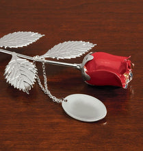 Load image into Gallery viewer, Silver-plated red rose – a timeless personalized gift for anniversaries, weddings, and special occasions. A symbol of love and elegance.