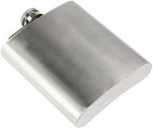 Load image into Gallery viewer, silver stainless steel  8 oz flask