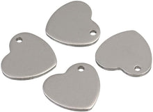Load image into Gallery viewer, Silver Heart Shaped Charm with lobster claw - Buy Customized gifts online from Engraving Reimagined in Canada and USA !