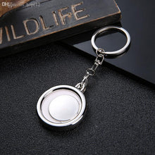 Load image into Gallery viewer, Silver Photo Key Chain- Round