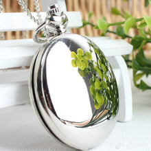 Load image into Gallery viewer, Silver Shiny pocket watch