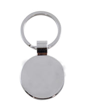 Load image into Gallery viewer, Silver Round Trophy Keychain
