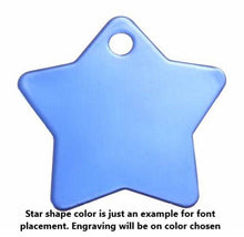 Load image into Gallery viewer, Multi color Star - Pet Tag