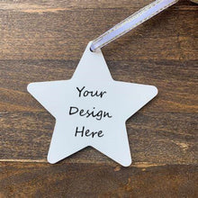 Load image into Gallery viewer, Customized Photo Personalization Christmas Ornament -STAR