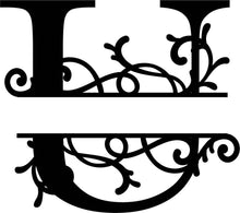 Load image into Gallery viewer, Large Oval Wooden  Monogram Plaque