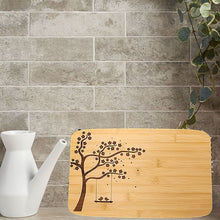 Load image into Gallery viewer, Wedding gift bamboo cutting board with custom engraving – Personalized gift for couples in Canada