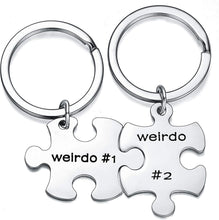 Load image into Gallery viewer, 2 PC Weirdo keychain set
