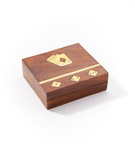 Load image into Gallery viewer, Rosewood game night box | rosewood game night box buy | Buy Online from Engraving Reimagined in Canada | Buy Holidays gifts in Canada | "Rosewood Game Night Box with Brass Inlay" | "Rosewood Game Night Box Open with Dice" | "Handcrafted Rosewood Game Night Box" | "Rosewood Game Night Box with Carved Dice" | "Rosewood Game Night Box Closed"