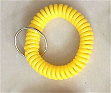 Load image into Gallery viewer, Plastic Wrist Coil Key Chain