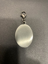 Load image into Gallery viewer, Oval Pewtertone Charm