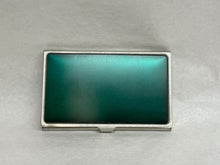Load image into Gallery viewer, Green Metal Card Case