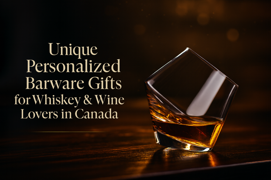 Unique Personalized Barware Gifts for Whiskey &amp; Wine Lovers in Canada