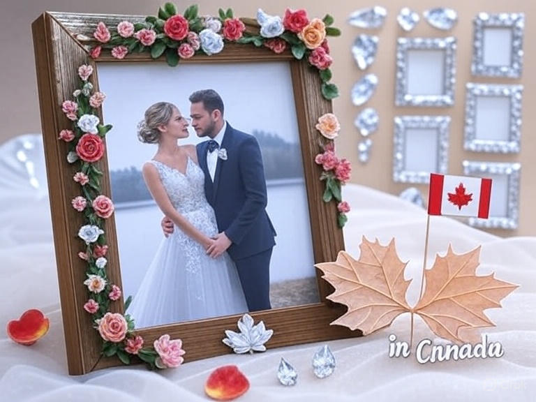 Personalized Wedding Photo Frames Canada | Engraved Keepsakes ...