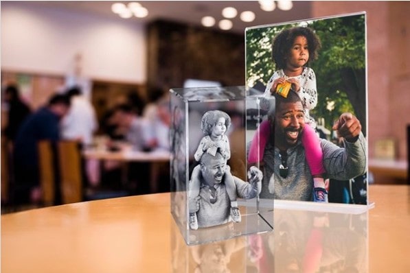 3D Crystal Photo Blocks Canada | Custom Laser Engraved Gifts ...