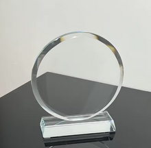 Load image into Gallery viewer, Elegant Circular Crystal Award
