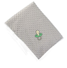 Load image into Gallery viewer, Embroidery Pacifier Design Blanket
