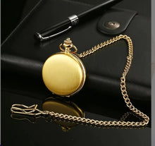 Load image into Gallery viewer, Dark Gold Pocket Watch
