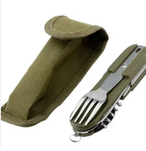 Load image into Gallery viewer, Ultimate 7-in-1 Tactical Camping Cutlery Set
