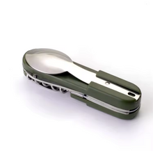 Load image into Gallery viewer, Ultimate 7-in-1 Tactical Camping Cutlery Set
