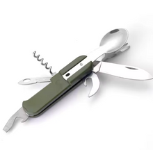Load image into Gallery viewer, Ultimate 7-in-1 Tactical Camping Cutlery Set
