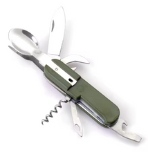 Load image into Gallery viewer, Ultimate 7-in-1 Tactical Camping Cutlery Set
