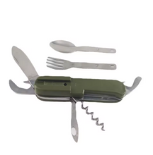 Load image into Gallery viewer, Ultimate 7-in-1 Tactical Camping Cutlery Set
