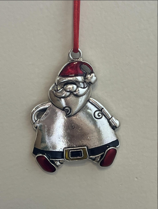 Santa ornament- Zinc Alloy