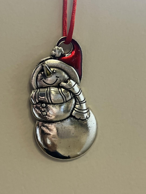 Snowman Ornament - Zinc Alloy